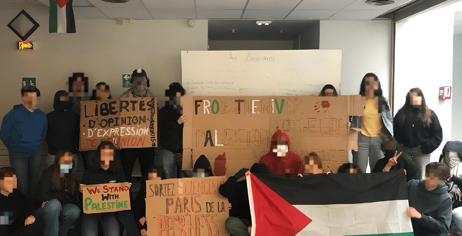 Palestine : les étudiants de Sciences Po Saint-Germain-en-Laye aussi se mobilisent